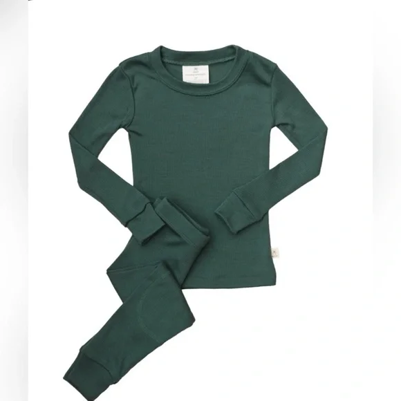 Chasing Windmills Merino Wool 	
Thermal Long Johns (Aloe - Rib Solid) - Picture 2 of 6